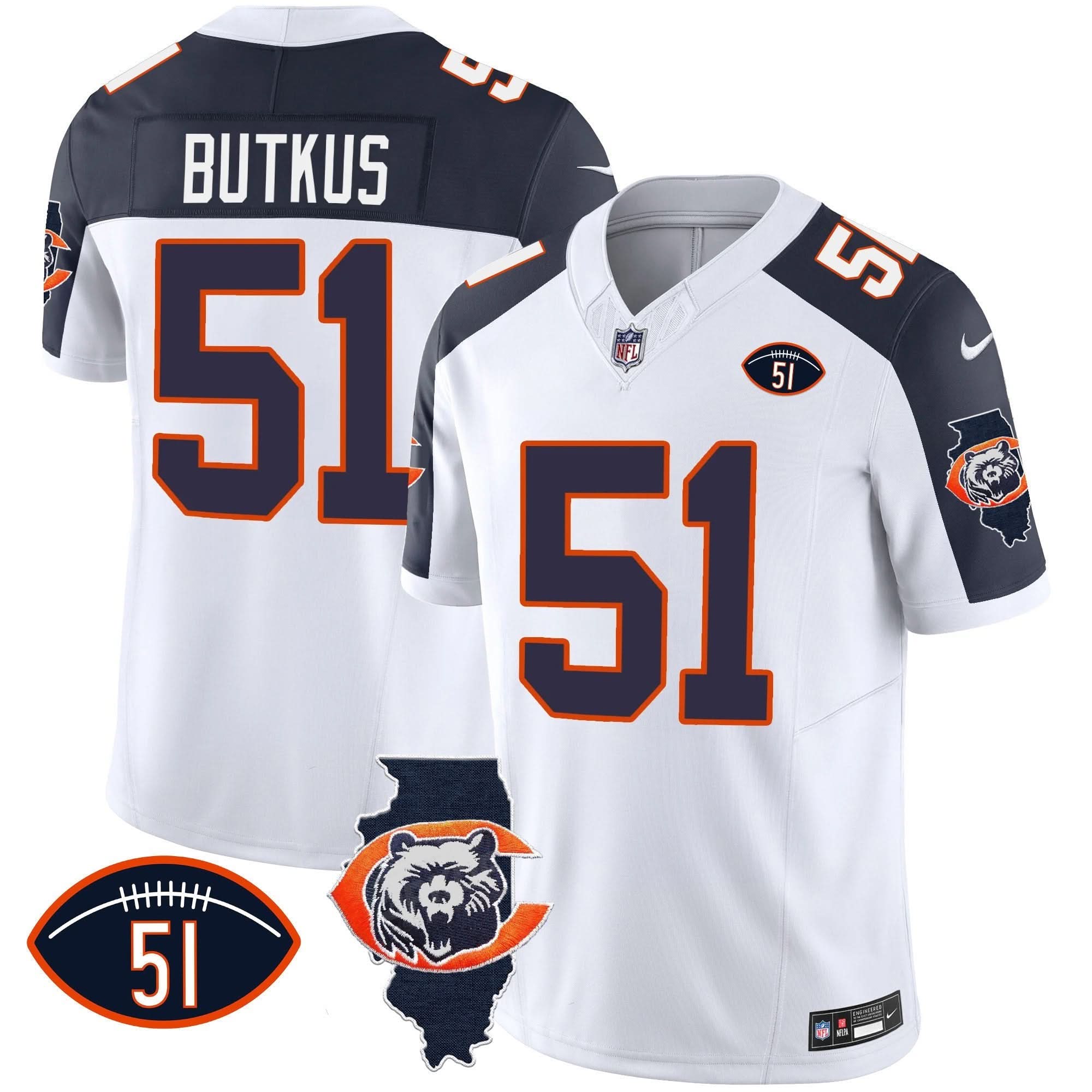 CHI Throwback Illinois Patch Vapor Jersey