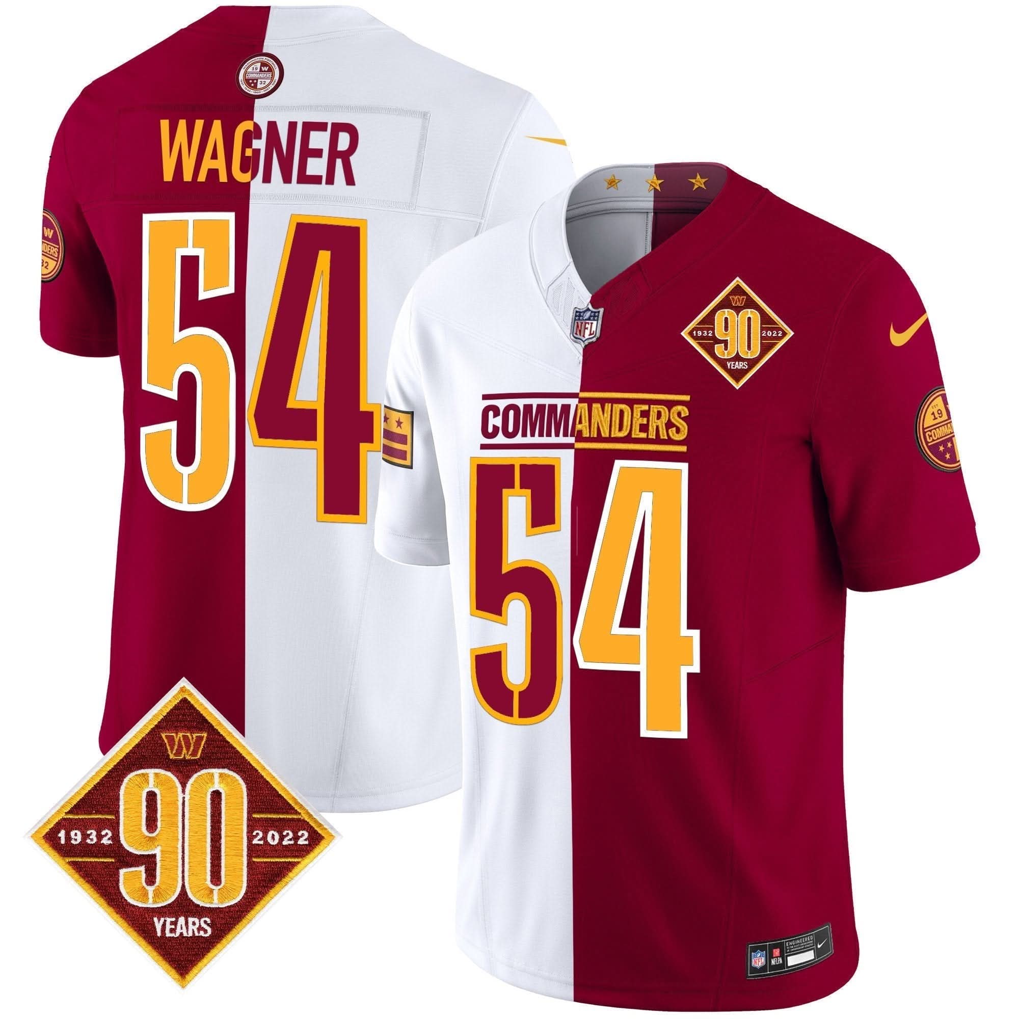 WC 90th Anniversary Patch Vapor Limited Jersey