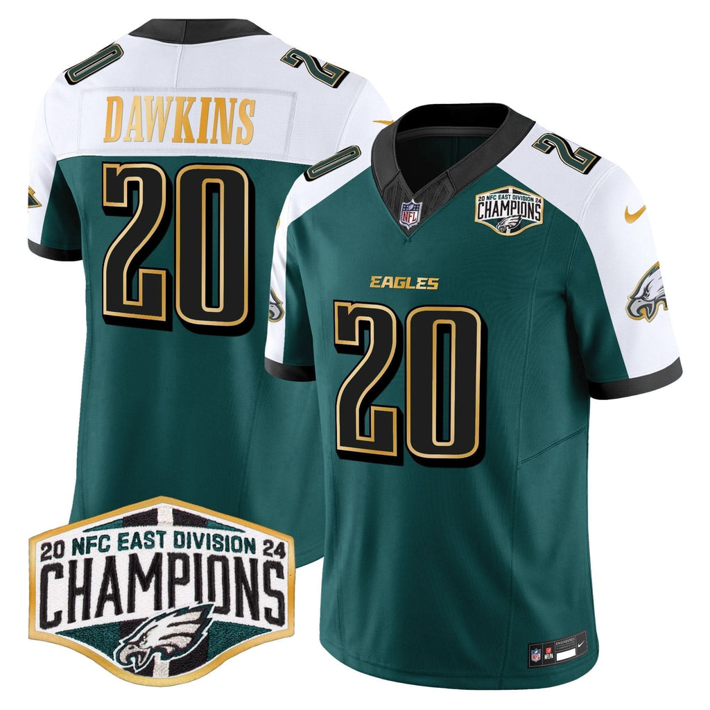 PHI 2024 NFC East Division Champions Gold Trim Vapor Limited Jersey