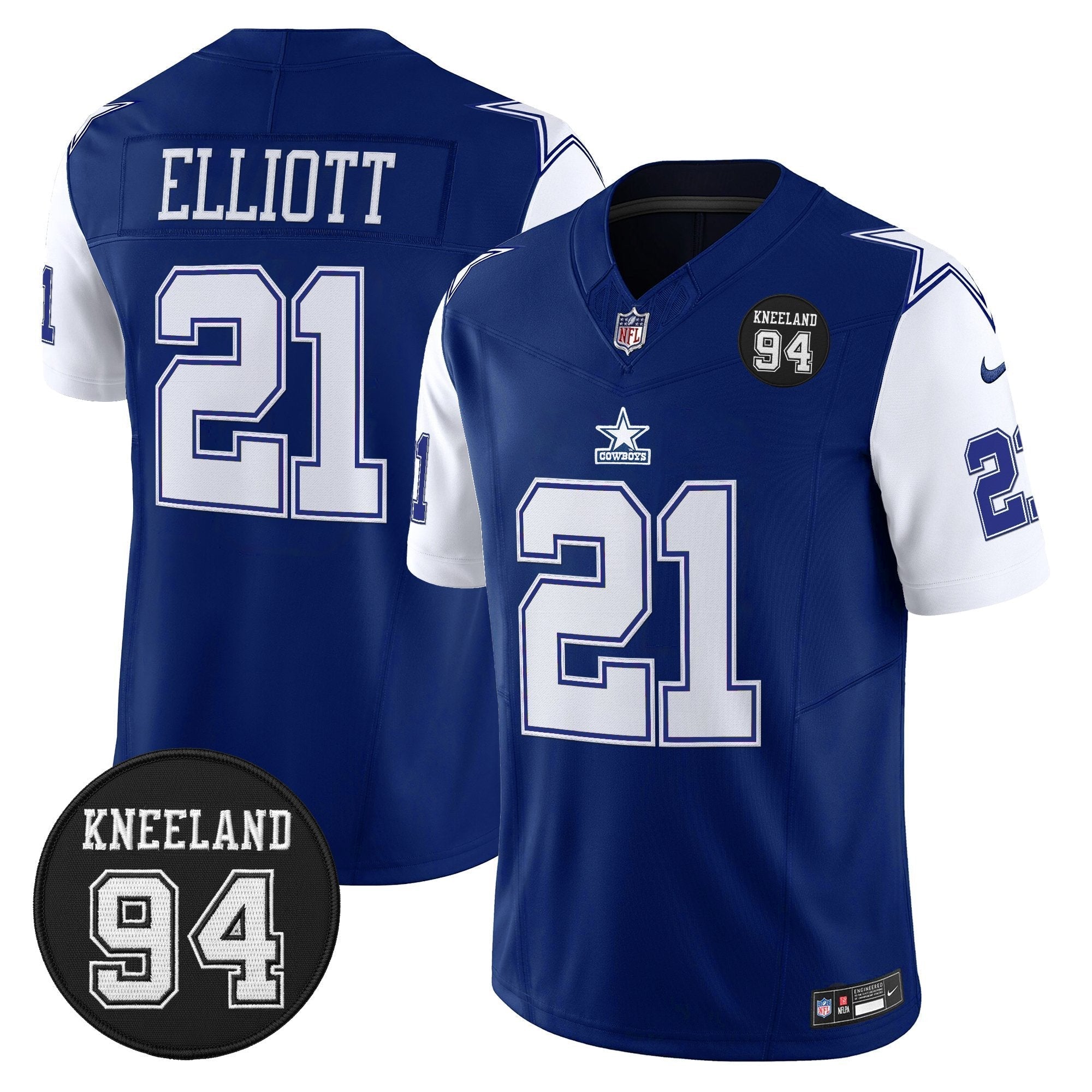 DAL #94 Marshawn Kneeland Memorial Patch Vapor Limited Jersey