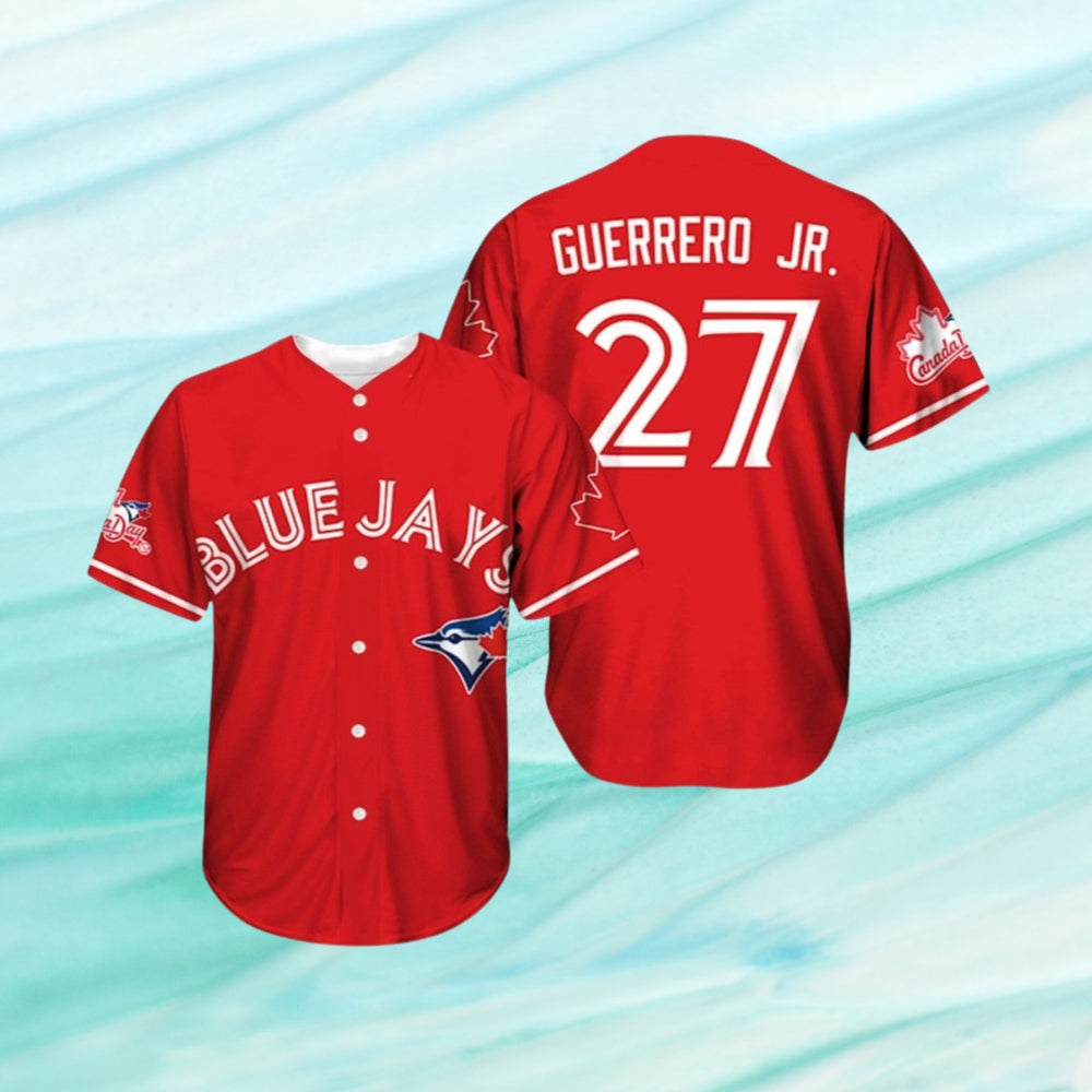 2025 Toronto Blue Jays Canada Day Baseball Jersey