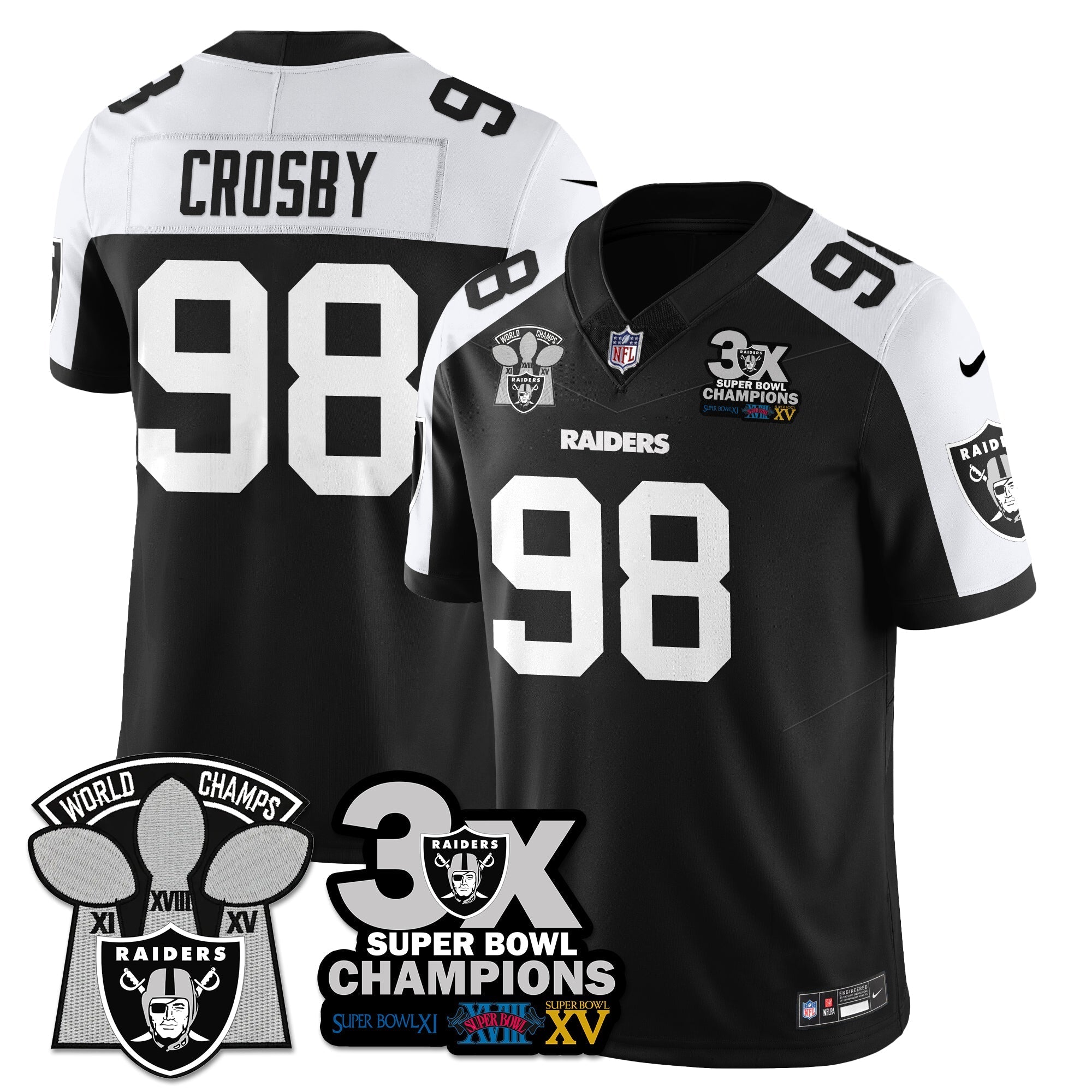 LVR 3-Time Champions Patch Vapor Limited Jersey