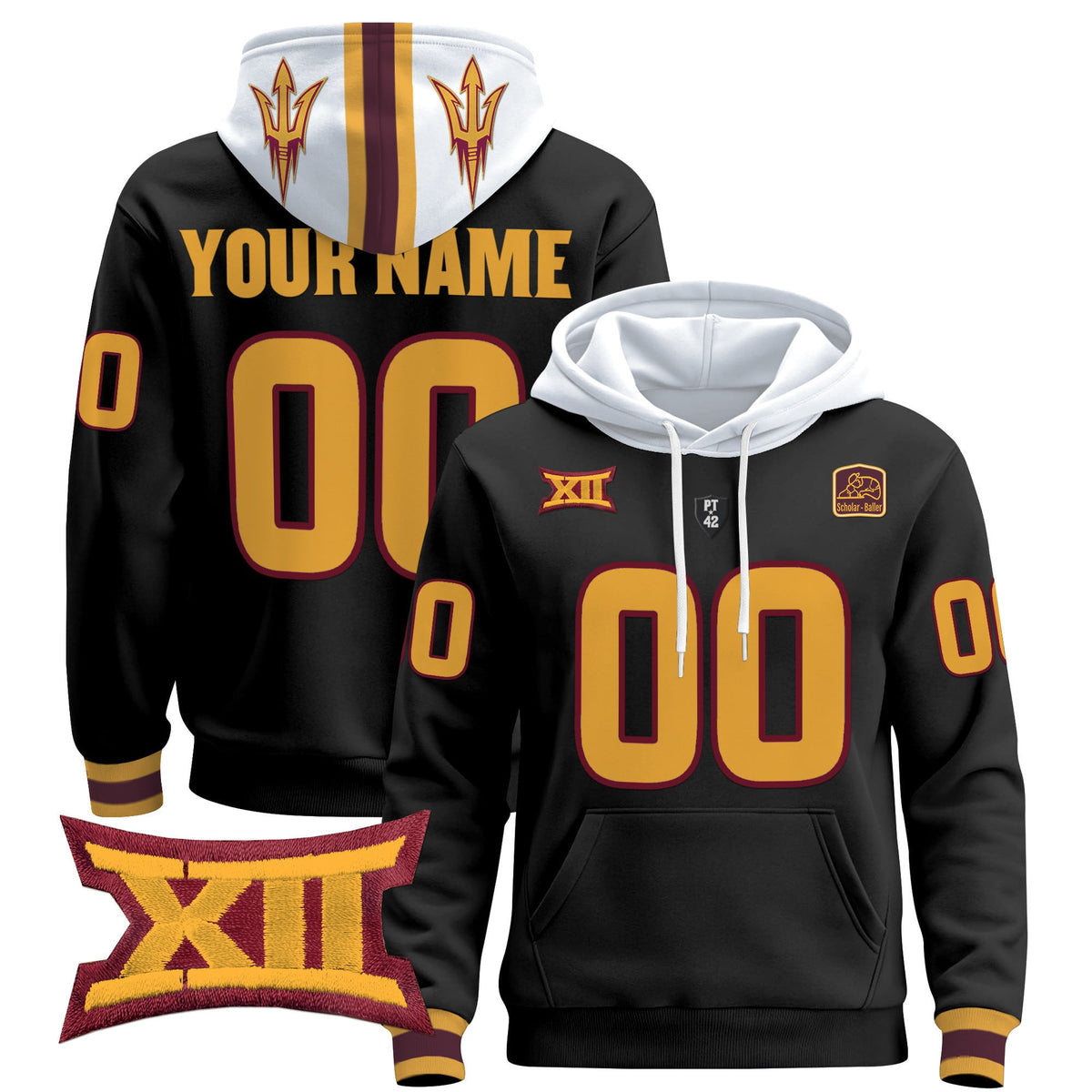 Arizona State Sun Devils 2024 Custom Pullover Hoodie