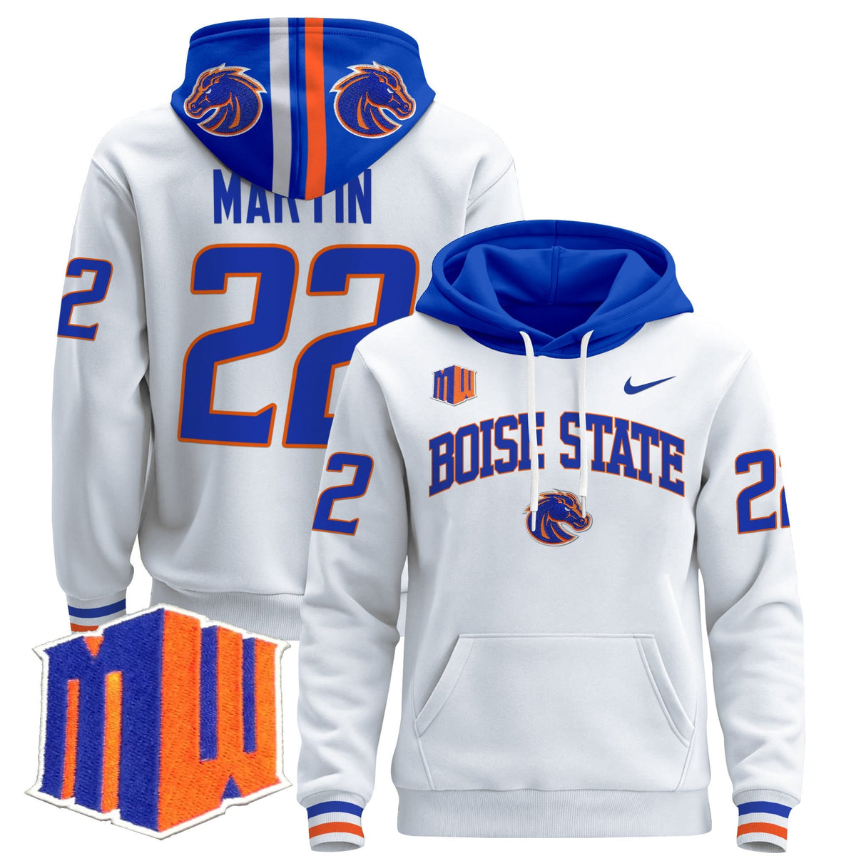 Boise State Broncos 2024 Pullover Hoodie V3