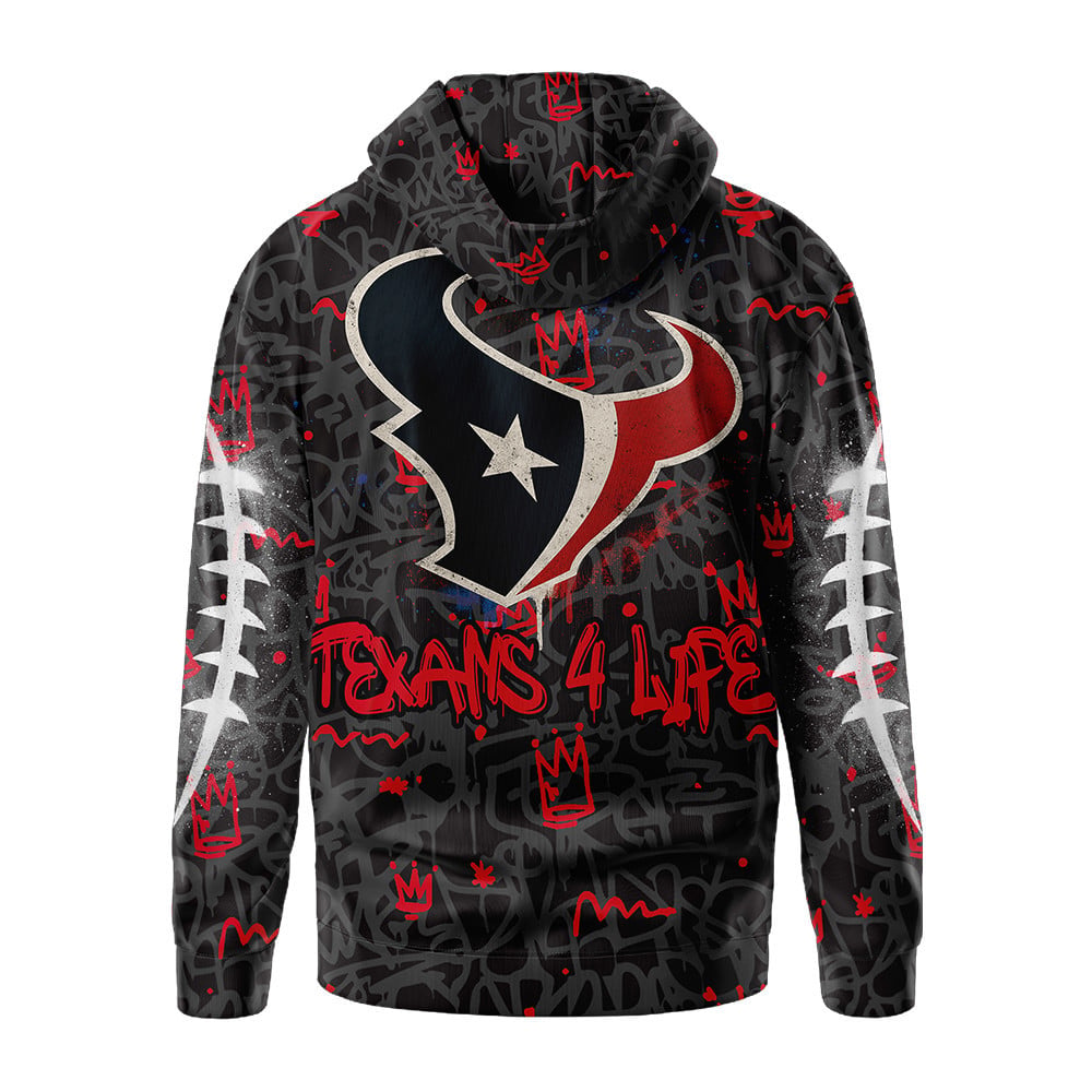 HOU | Premium Special Graffiti My Team 4 Life Hoodie MM