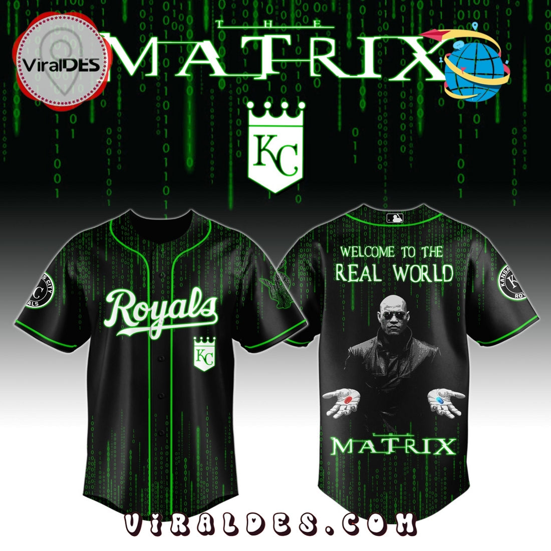 Kansas City Royals MLB The Matrix Baseball Jersey