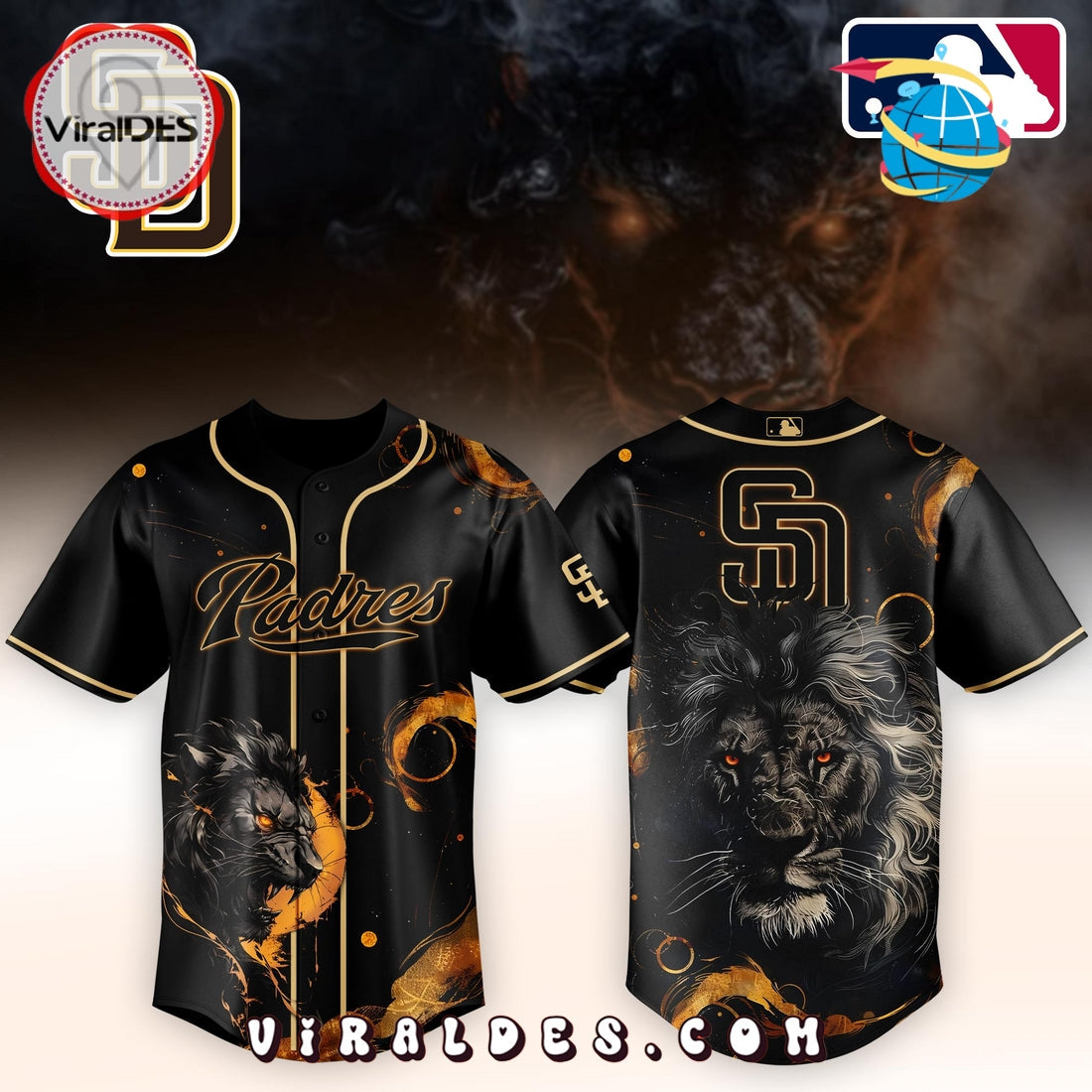 San Diego Padres x Lion Baseball Jersey